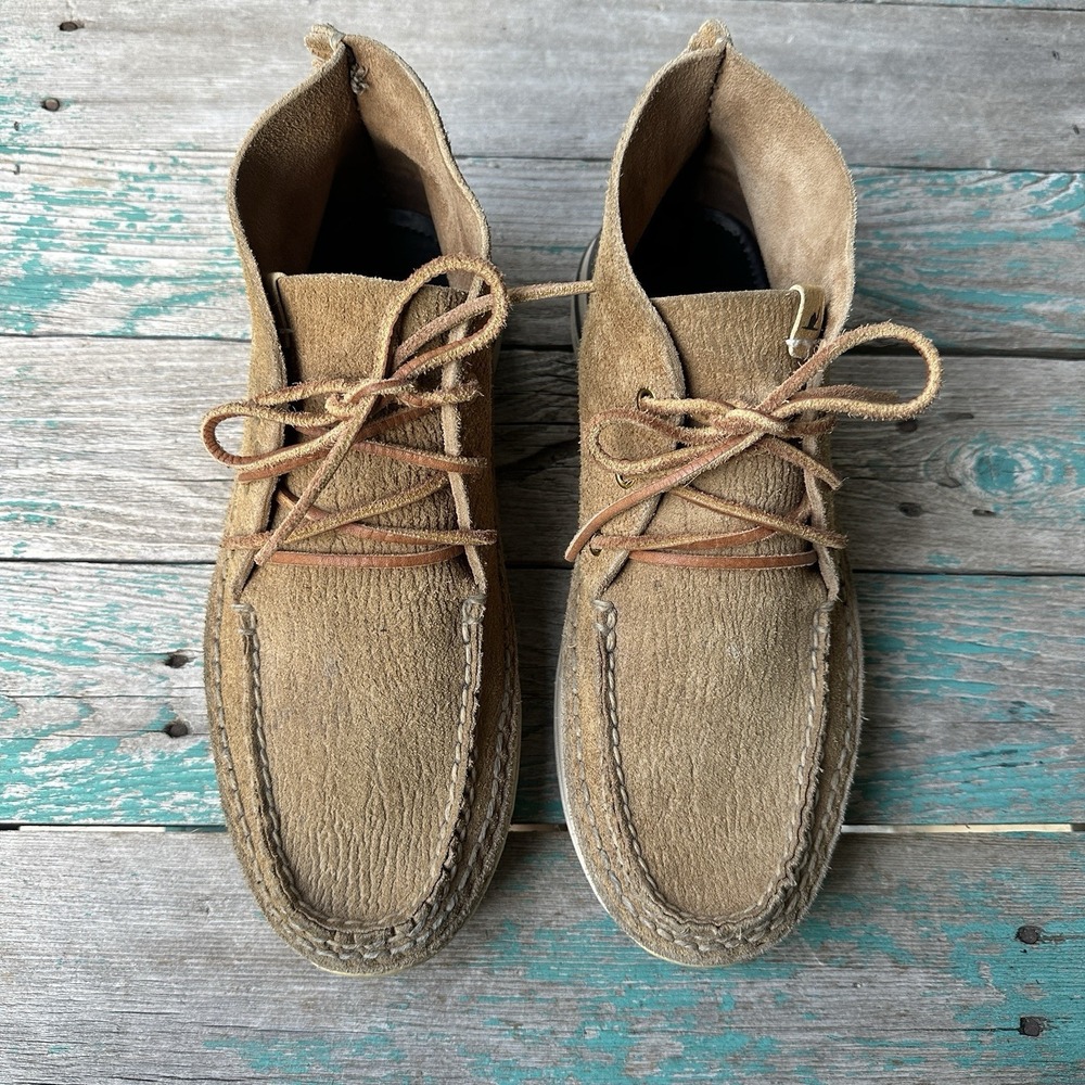 VTG 2001 Cubism Visvim Voyageur Moccasin Folk Men's Size 11 US Leather Boots